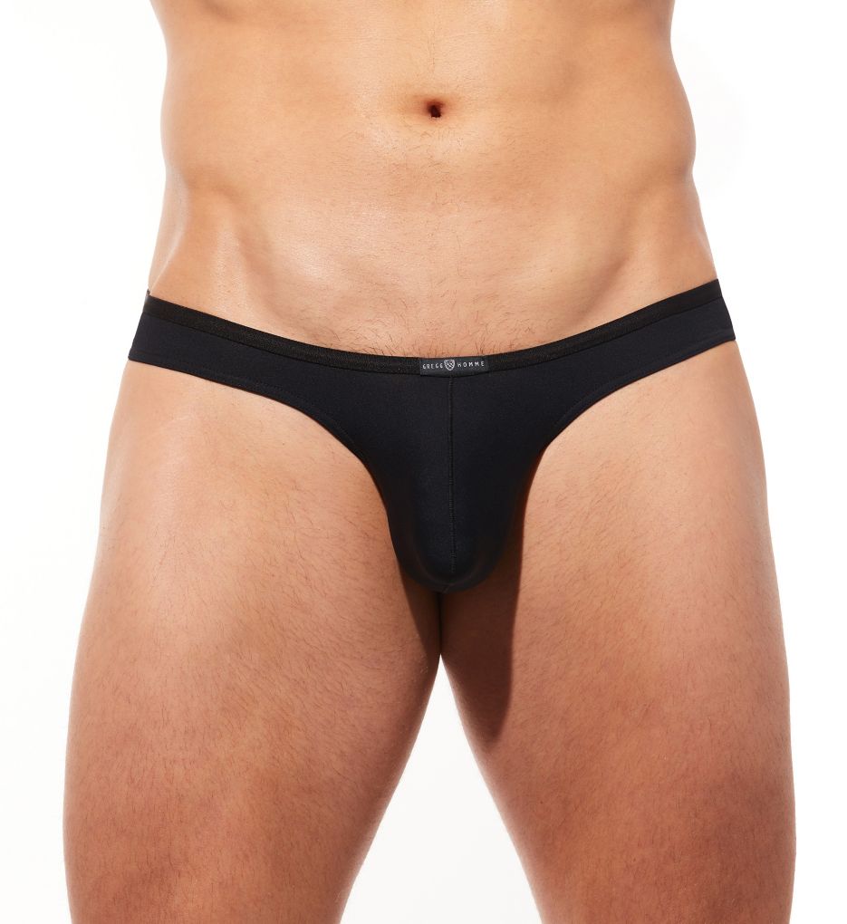 Yoga Breathable Thong BLK XL by Gregg Homme