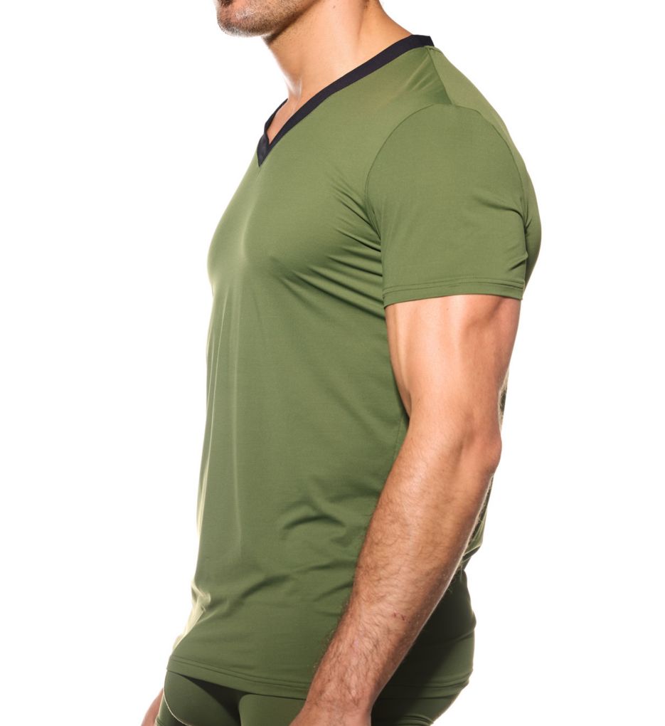 Yoga Breathable V Neck T Shirt