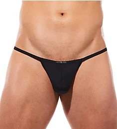 Yoga Breathable String Thong BLK S