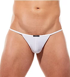 Yoga Breathable String Thong WHT S