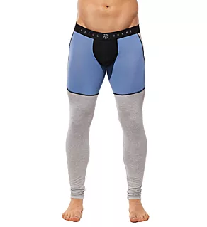 Room-Max Gym Micromodal Blend Legging Blue XL