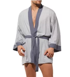 BREEZ-Y Micro-Modal Stretch Robe GRY O/S