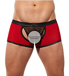 Ring My Bell Crotchless Trunk with C-Ring RED S