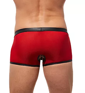 Ring My Bell Crotchless Trunk with C-Ring RED M