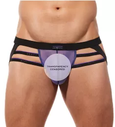 Rise Up Jockstrap Black/Purple S