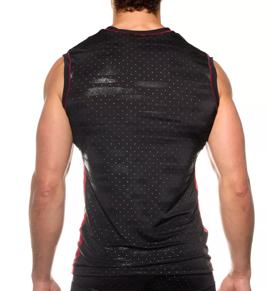 Thorn V-Neck Muscle Shirt BLK S