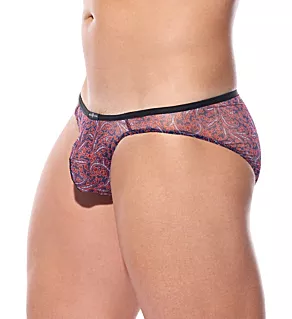 Outline Lowrise Sheer Brief Red S