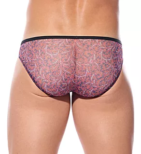 Outline Lowrise Sheer Brief Red S