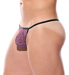 Outline Sheer G-String Red S
