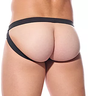 Outline Sheer Jockstrap Red S