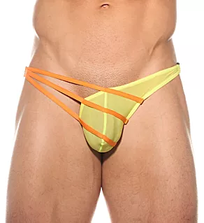 Slingshot Brief with Detachable Buckle YYELLW M