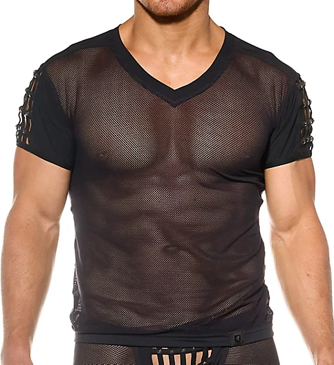 Gregg Homme Muzzle Caged Sheer T-Shirt 200407
