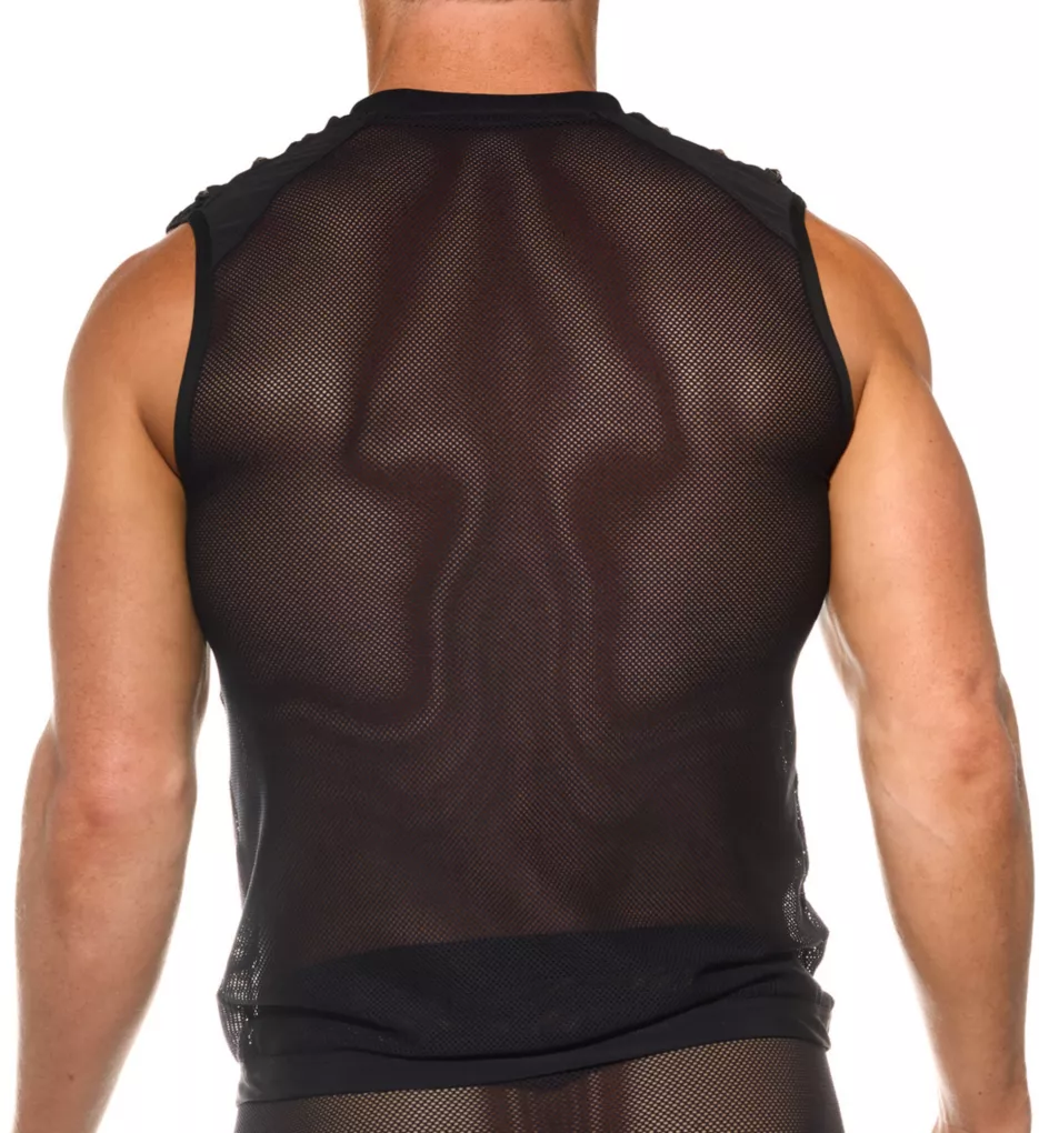 Muzzle Caged Muscle Shirt BLK S