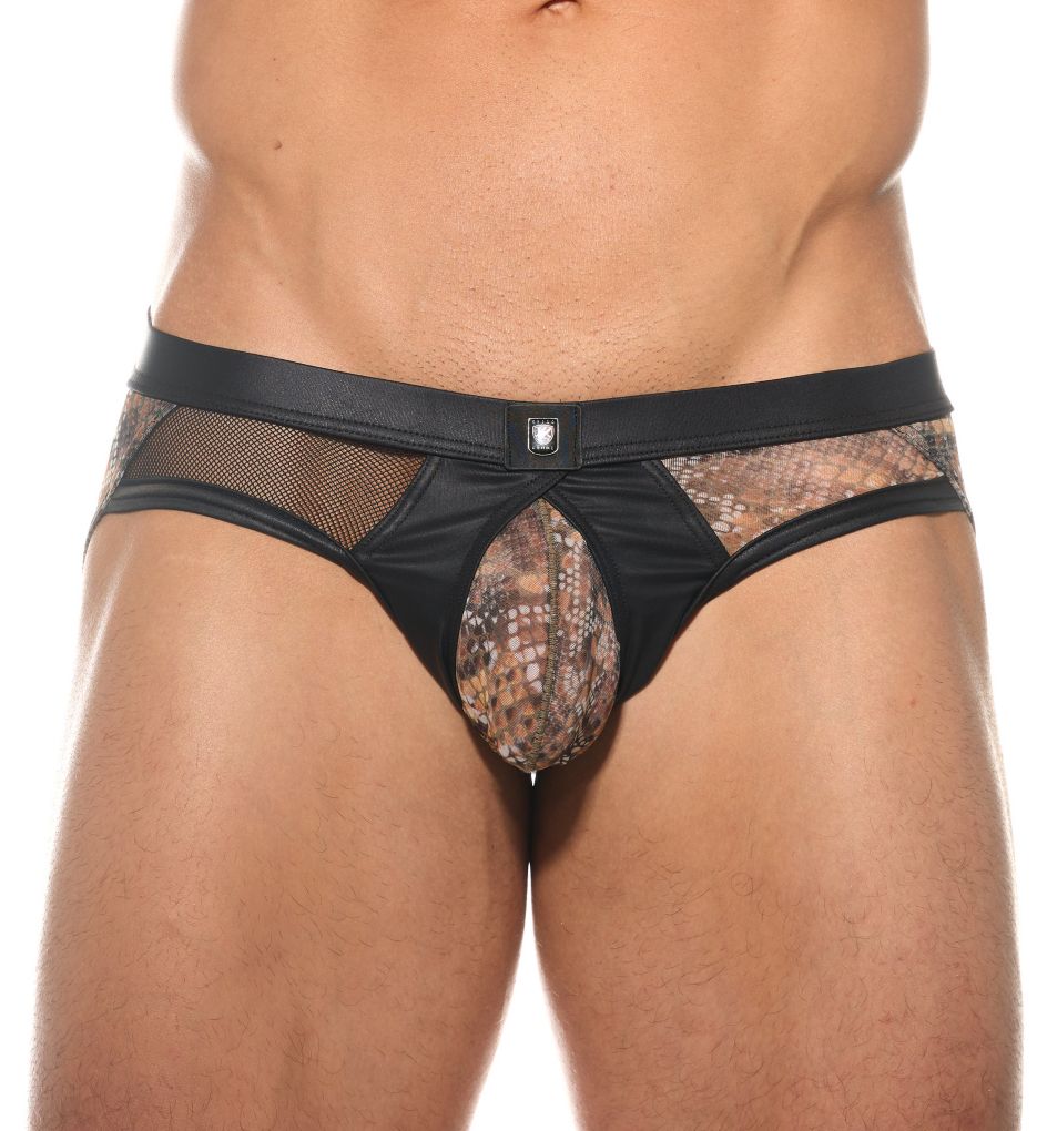 Sheer Animal Print Enhancing Jockstrap