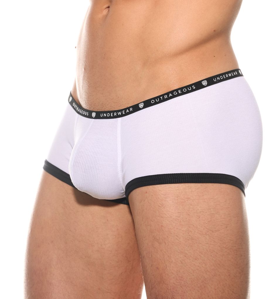 Basic boxer briefs with logo waistband