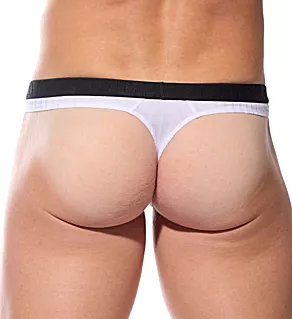 Chill Viscose Blend Thong White S