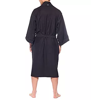 Bathaus Cotton Robe Black O/S