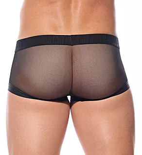 Pleez Me Sheer Mesh Trunk Black L