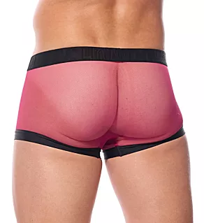Pleez Me Sheer Mesh Trunk Pink L