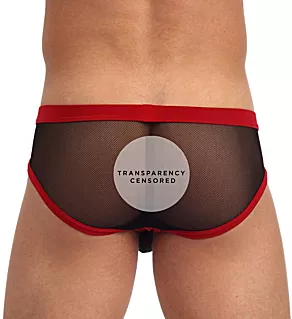 X-Rated Maximizer Mesh Enhancer Brief RED L