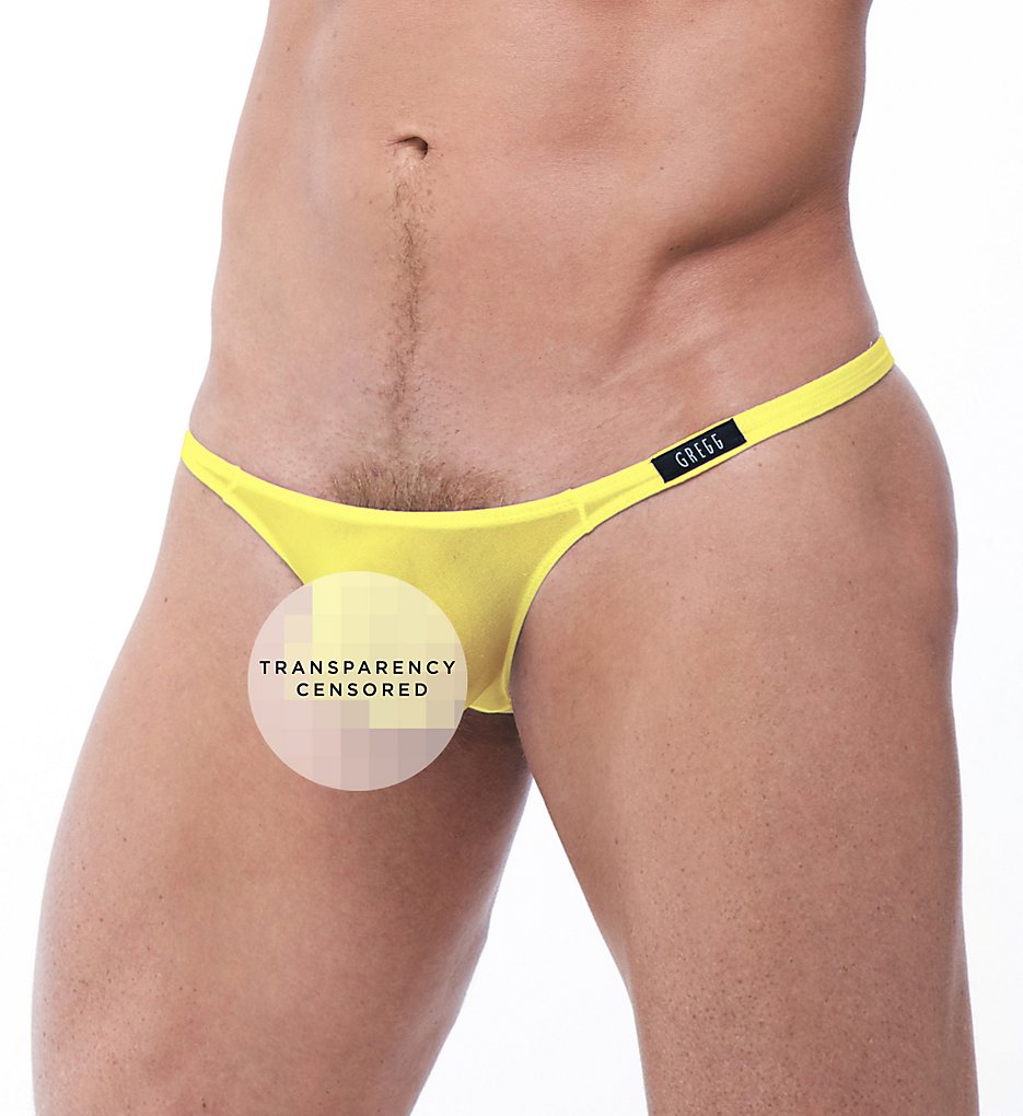 Gregg Homme 87404 Torrid Hyperstretch Low Rise Thong (Yellow)