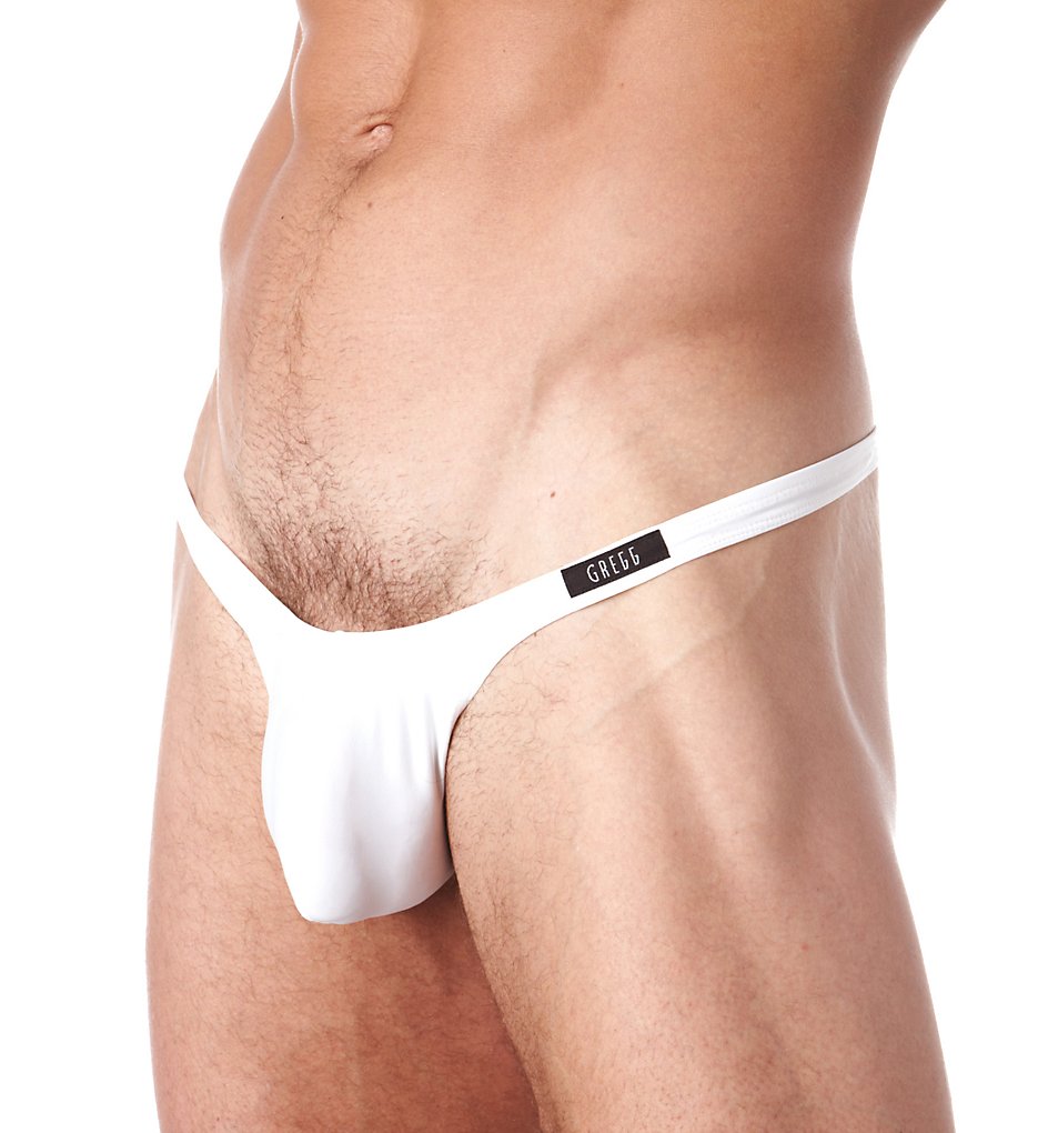 Gregg Homme 95004 Boytoy Stretch Low Rise Thong (White)