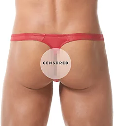 Boytoy Stretch Low Rise Thong RED S