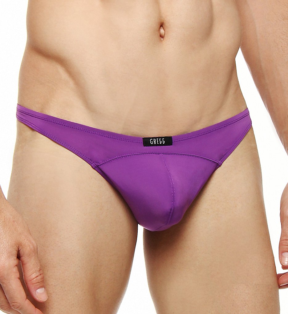 Gregg Homme 96104 Wonder Microfiber Low Rise Thong (Purple)