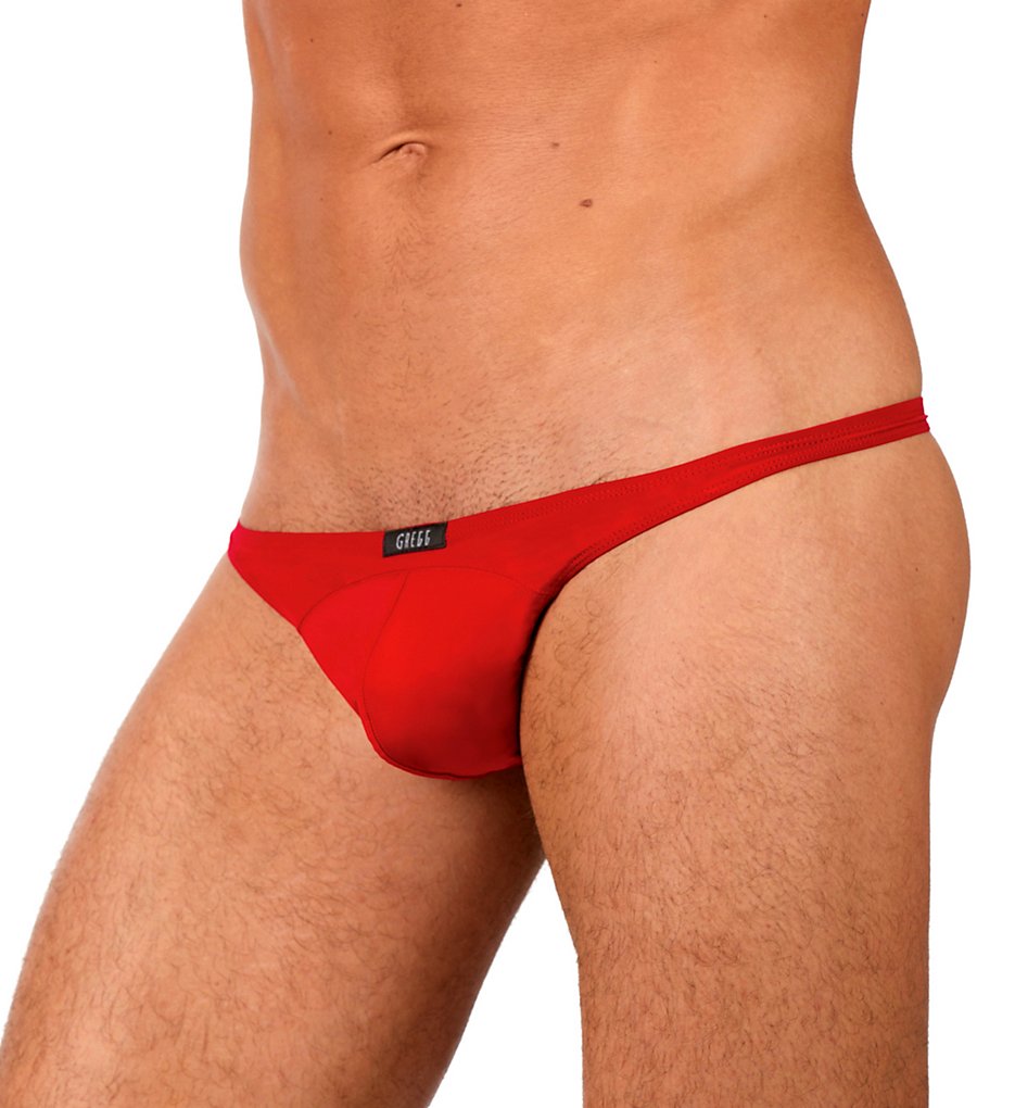 Gregg Homme 96104 Wonder Microfiber Low Rise Thong (Red)