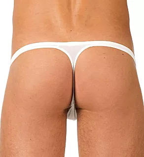 Wonder Microfiber Low Rise Thong WHT XL
