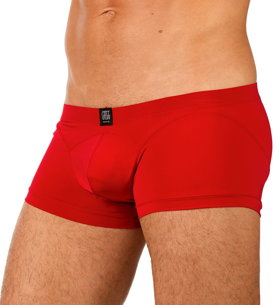 Gregg Homme 96105 Wonder Microfiber Low Rise Boxer Briefs (Red)