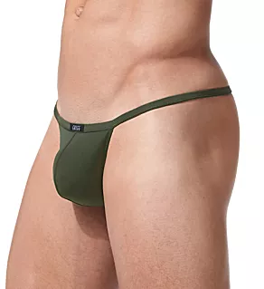Wonder Microfiber Low Rise G-String KHAKI S