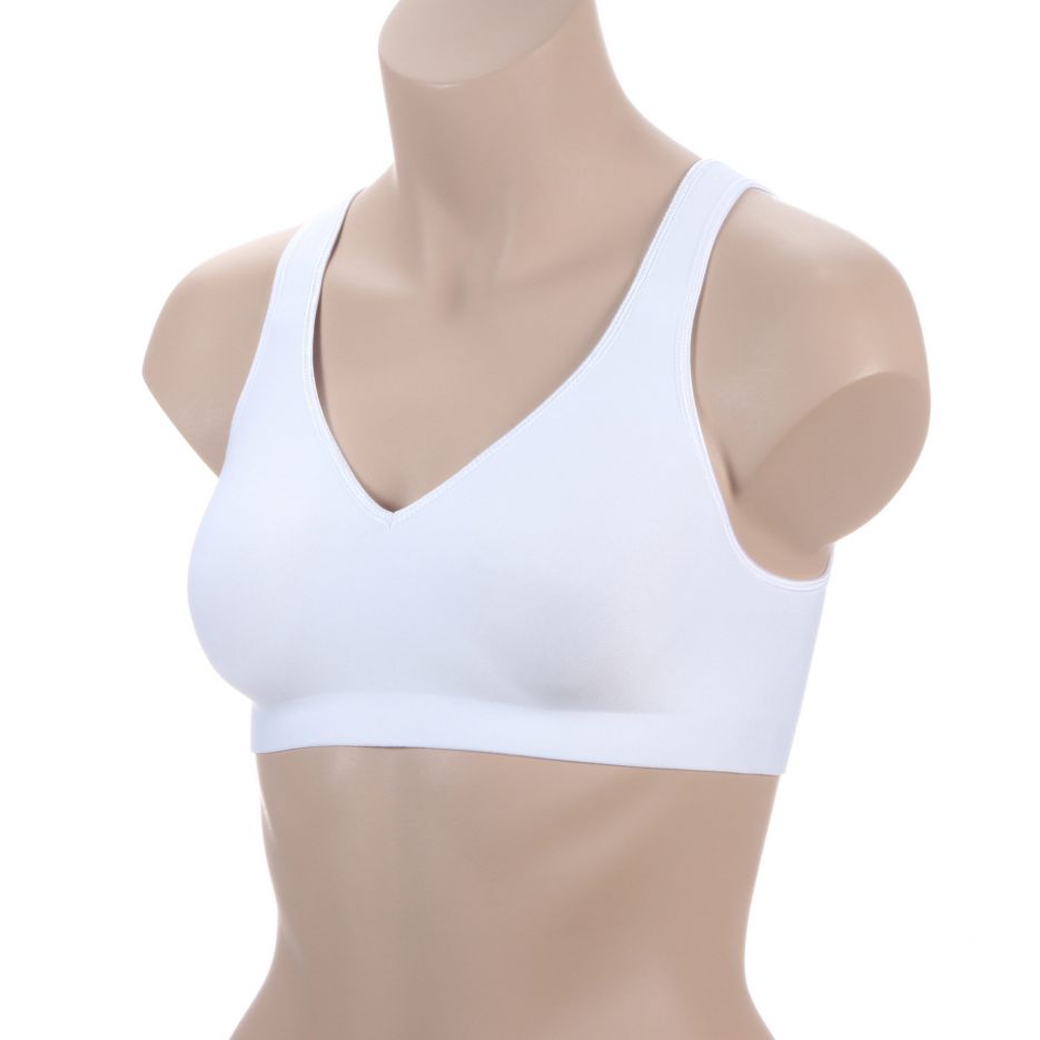 Hanes 3x SmoothTec ComfortFlex Fit Lace Wirefree Bra White Style G199/hb99  for sale online