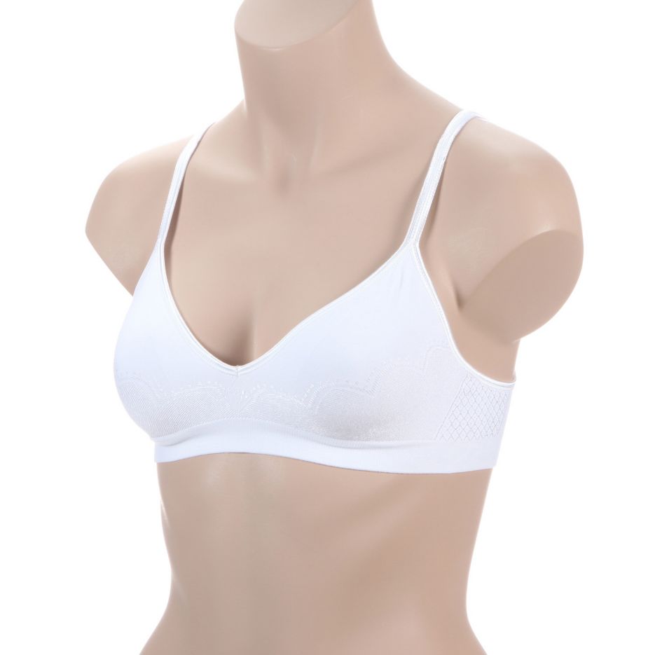 Hanes Ultimate 19585730950 HU11 Comfy Support ComfortFlex Fit Wirefree Bra  Grey