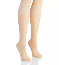 Silk Reflections Plus Silky Sheer Knee High - 2 Pk