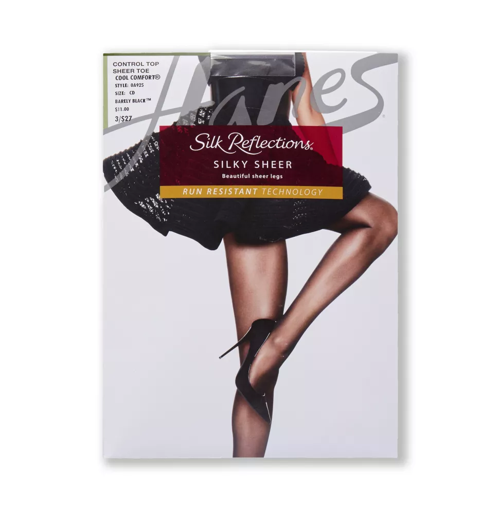 Hanes Silk Reflections Sheer Control Top Pantyhose 0A925 - Image 3