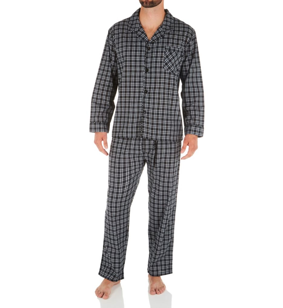 Classics Broadcloth Woven Pajama Set by Hanes