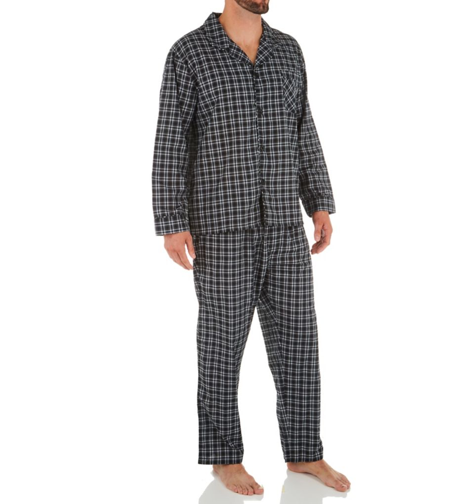 Classics Broadcloth Woven Pajama Set by Hanes