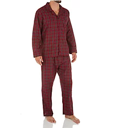 Big Man Classics Broadcloth Woven Pajama Set RPlaid 2XL