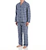 Hanes Tall Man Classics Broadcloth Woven Pajama Set Bplaid 4XLT 