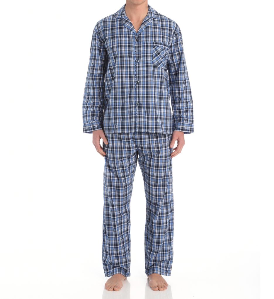 Tall Man Classics Broadcloth Woven Pajama Set-fs