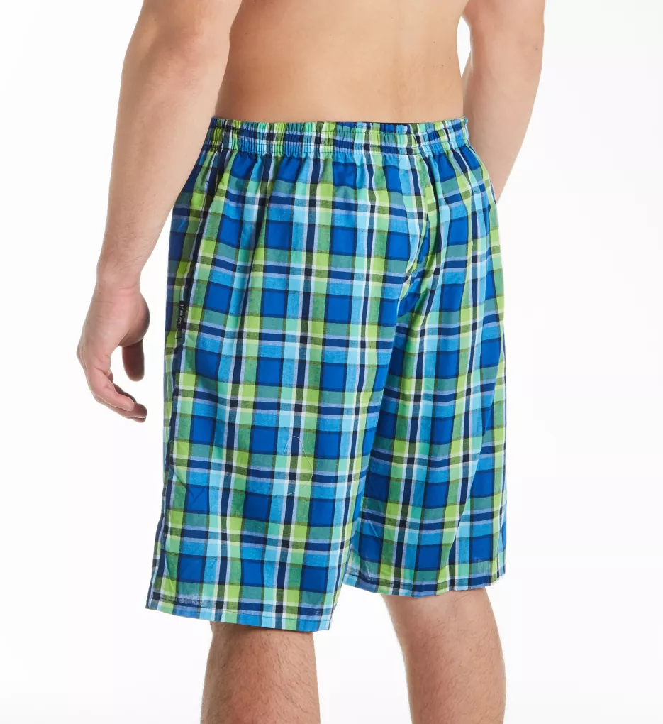 Ultimate Woven Jams - 2 Pack Blue/Green Plaid M