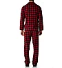 Hanes Big Man Plaid Flannel Pajama Set 4039B - Image 2
