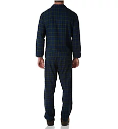 Tall Man Plaid Flannel Pajama Set RdPld LT