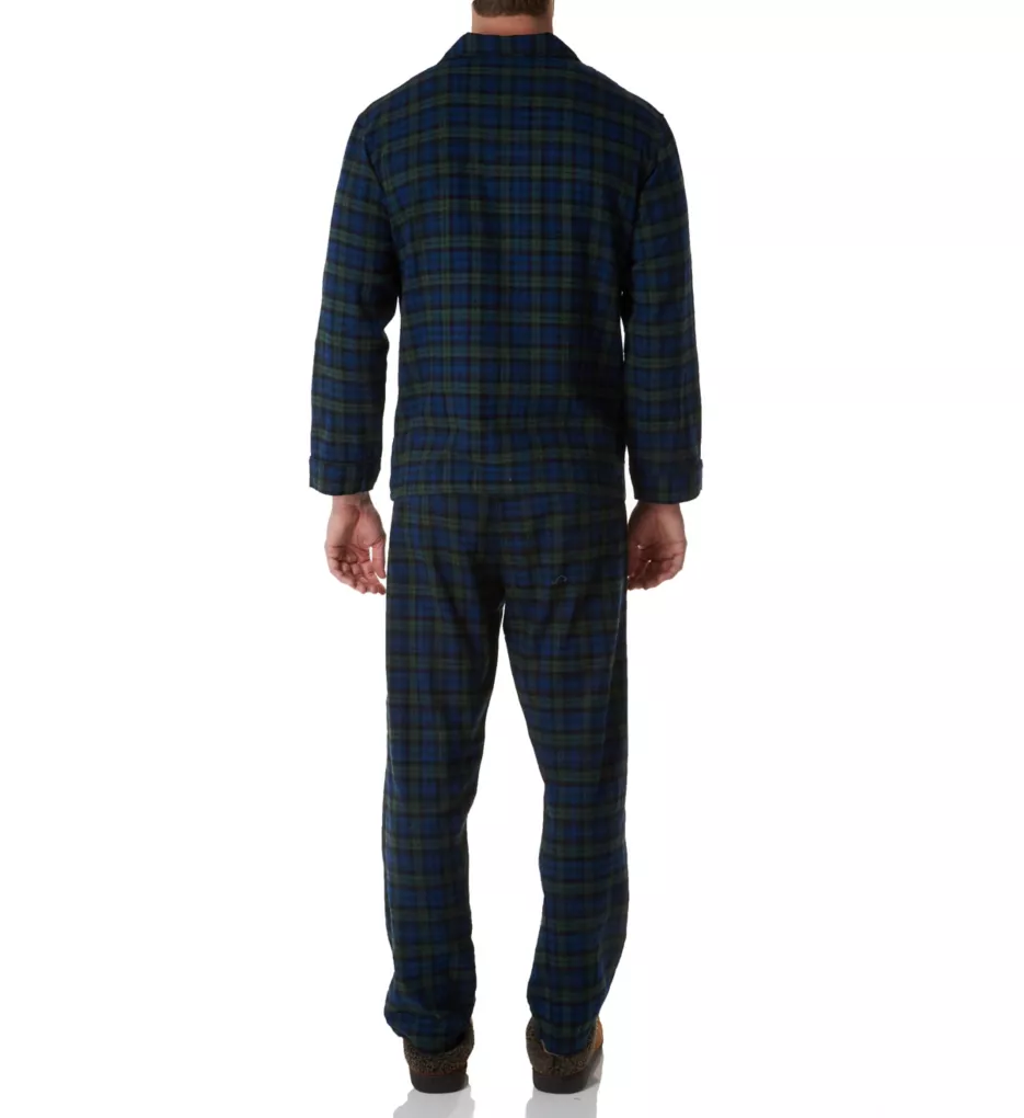 Tall Man Plaid Flannel Pajama Set RdPld LT