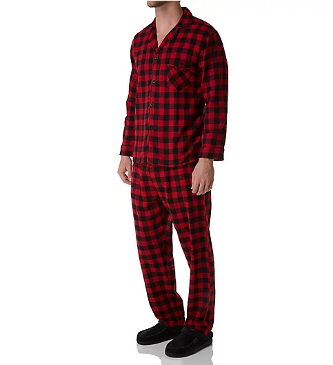 Tall Man Plaid Flannel Pajama Set by Hanes