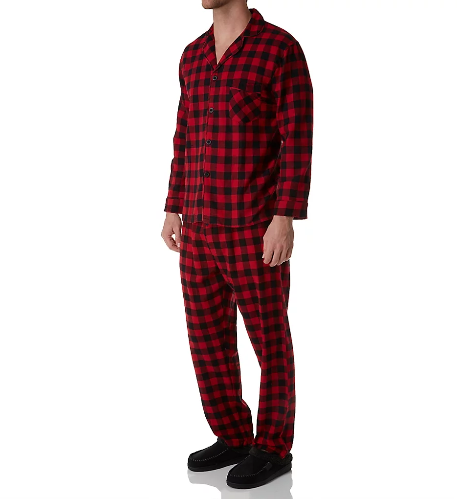 Tall Man Plaid Flannel Pajama Set
