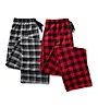 Hanes Tall Man Plaid Flannel Pants - 2 Pack 4086T - Image 4