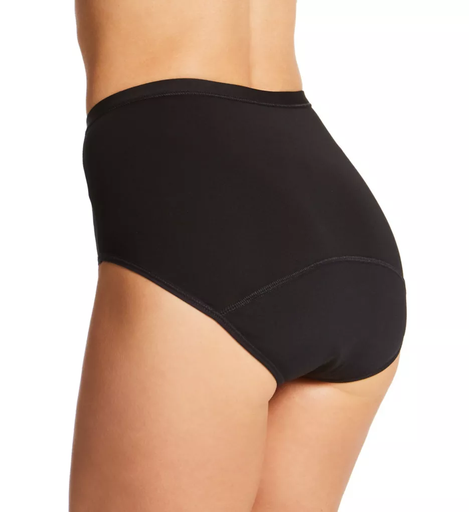 Comfort Period Light Brief Panty - 3 Pack WS/PCG/BLK 7