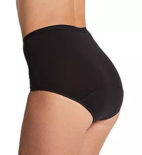 Comfort Period Moderate Brief Panty - 3 Pack BLK/BLK/BLK 6